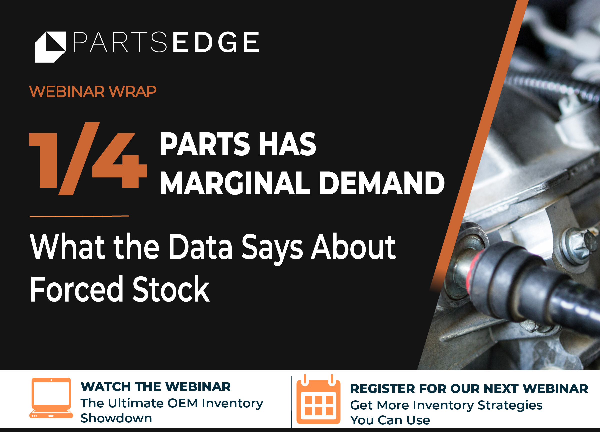 One in Four Parts Has Marginal Demand: What the Data Says About Forced Stock